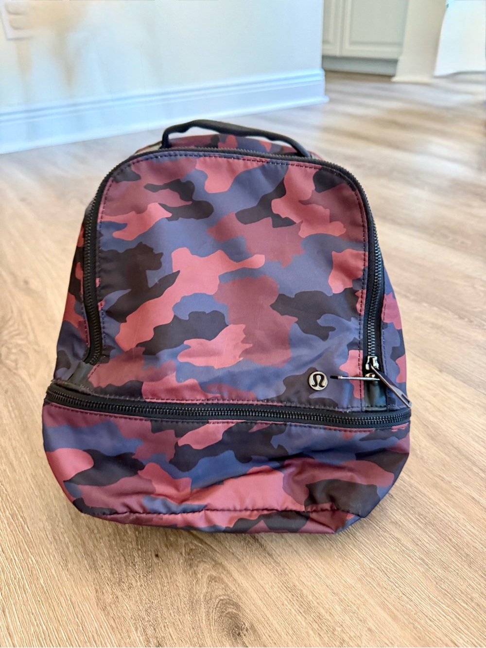 lululemon athletica Mini Pink & Navy Camo Backpack